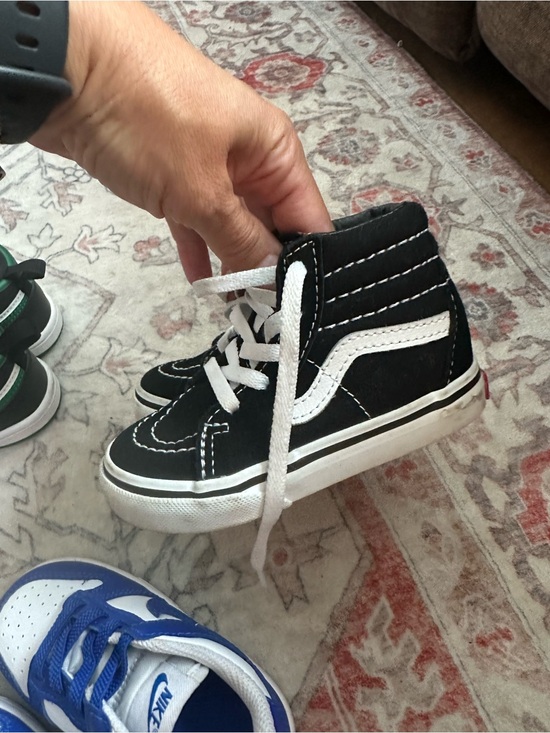 Vans Other - Vans Black and White Kids High-Top Sneakers